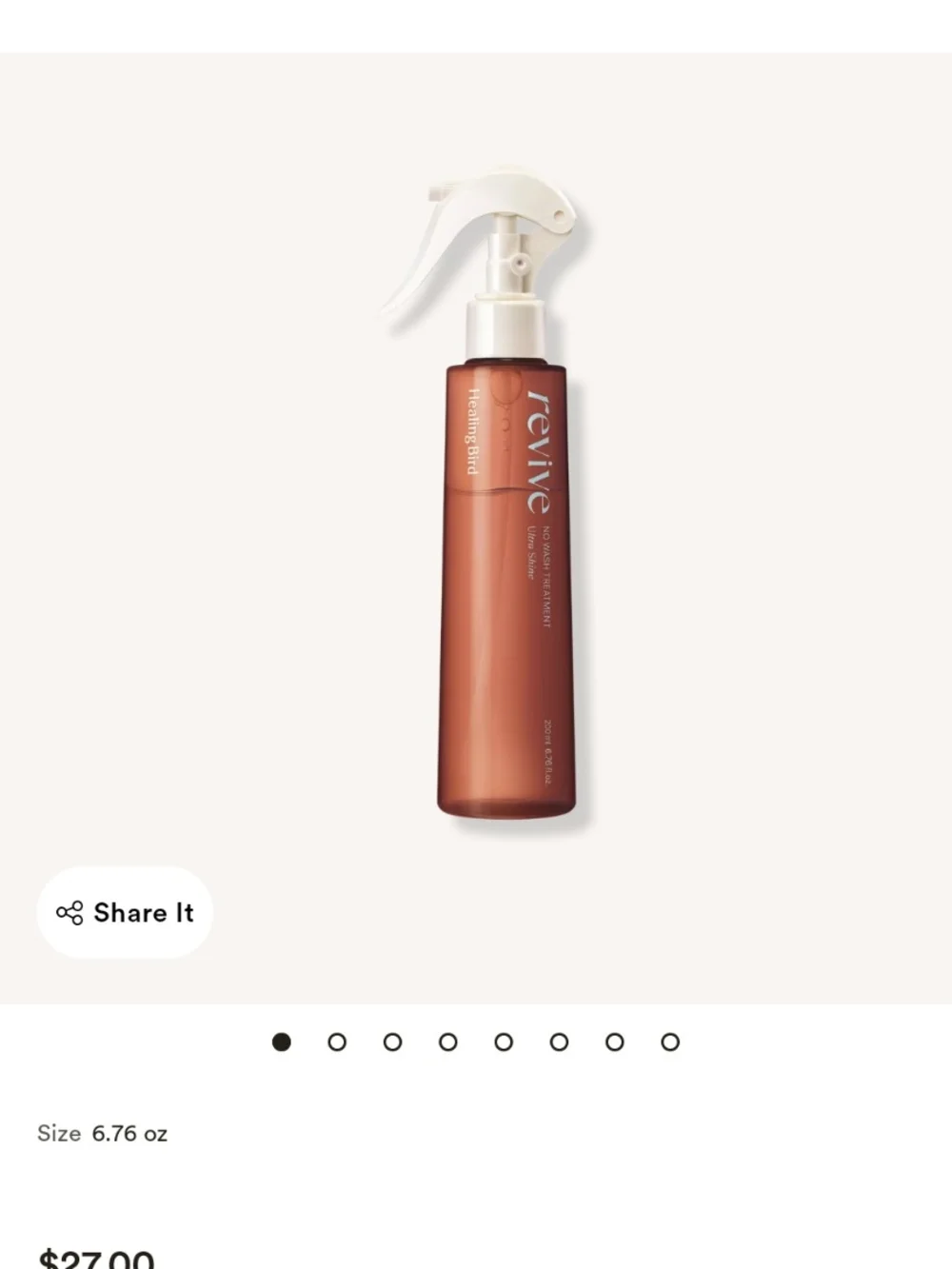 Revive No Wash Treatment Ultra Shine - Brown